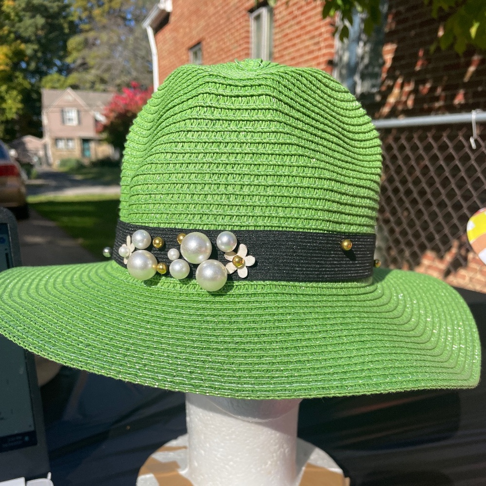 Green Apple Straw Hat